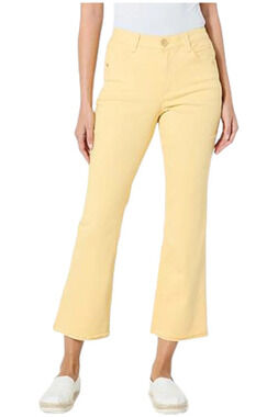 Democracy High-Rise Cropped Itty Bitty Flare Jean Honey Butter - Regular